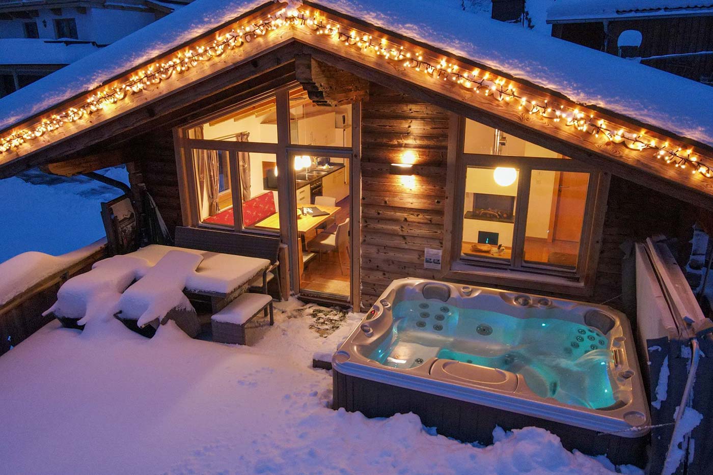 Willkommen in unserem Comfort Chalet Mühle.
